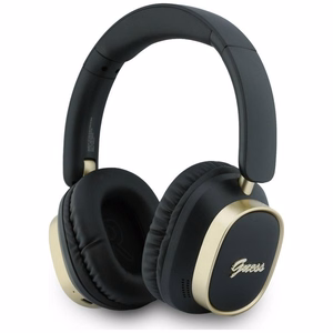 Wireless headphones Guess ENC Rectangle Metal Script black