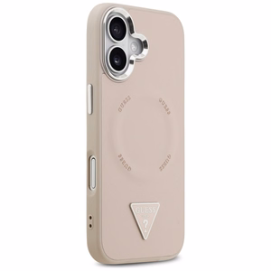 Guess Triangle Logo MagSafe -suojakuori iPhone 17 - pinkki