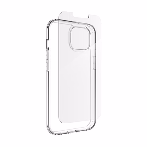 ZAGG setti Suojakuori + Karkaistu lasi IF DEFENCE BUNDLE iPhone 13 / 14 / 15 / 16e:lle - läpinäkyvä