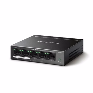 Mercusys 5-porttinen Gigabit pöytäkytkin 4-porttiisella PoE+:lla