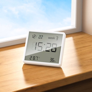 Electronic clock with hygrothermometer Hoco HX41 white