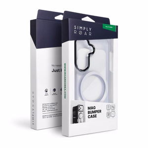 ROAR case MAG BUMPER compatible with MagSafe for SAMSUNG A37 white