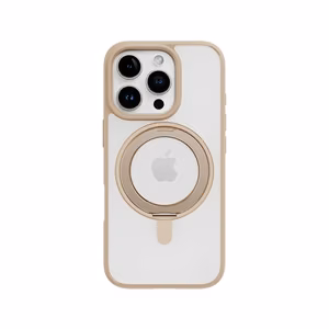 Rock Rotating Stand Soft Touch Series Magneettinen iPhone 16 Pro Max:lle kultainen
