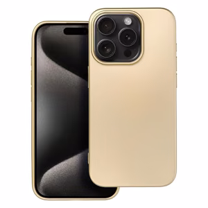 Metallinen Suojakuori iPhone 15 PRO:lle kultainen