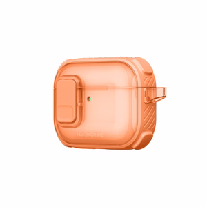 AmazingThing Titan Pro Mag Case Clear Suojakuori AirPods Pro 3 -kuulokkeille - oranssi