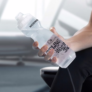 Wozinsky WBR-01T 750ml pyöräpullo - läpinäkyvä