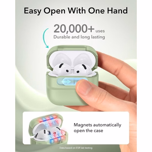 ESR Pulse HaloLock MagSafe  Apple AirPods 4 / 5 kuori, vaaleanvihreä