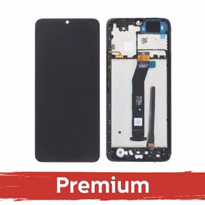 LCD Display Compatible With Xiaomi Redmi A3 Black with Frame OEM
