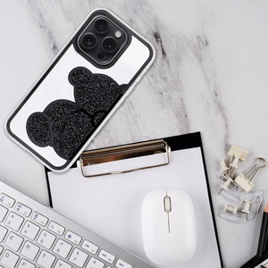 Teddy Bear Suojakuori iPhone 11:lle musta