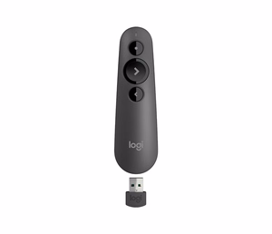 Esityskaukosäädin/osoitin R500S/grafiitti 910-005843 LOGITECH