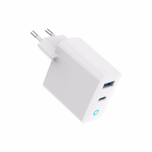 GEMBIRD USB 30W 2-porttinen laturi TA-UC-PDQC30L-W-01 valkoinen