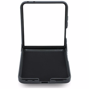 Musta Karl Lagerfeld Saffiano Karl & Choupette Pin -suojakuori Samsung Galaxy Z Flip8 -puhelimelle