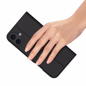 DUX DUCIS Skin Pro Lompakkosuojakuori iPhone 16 Plus:lle - musta