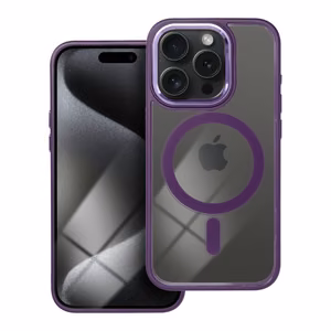 Suojakuori iPhone 15 PRO:lle Color Edge Mag Cover yhteensopiva MagSafe violetti