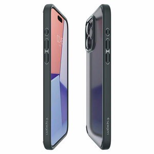 Spigen Ultra Hybrid iPhone 15 Pro Max Suojakuori - Tummanvihrea
