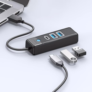 Orico PWC2U-U3 3-port USB hub 2x USB-A 3.0 1x USB-C 3.0 0.15 m - black