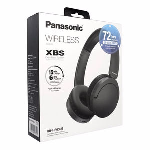 Mustat langattomat PANASONIC RB-HF630BE-K -kuulokkeet ENC-toiminnolla