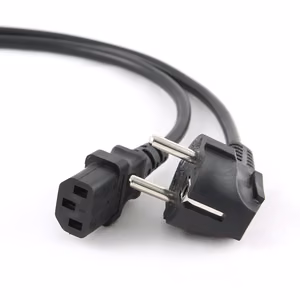 Gembird PC-186-VDE-3M power cord with VDE approval, 3 m, black