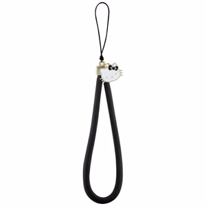 Musta Hello Kitty Nylon Cord Kitty Head -puhelinkoru