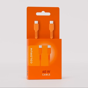 COLORUM kaapeli USB-C - USB-C 1,8m 3A CK60-CC-10 xOrange