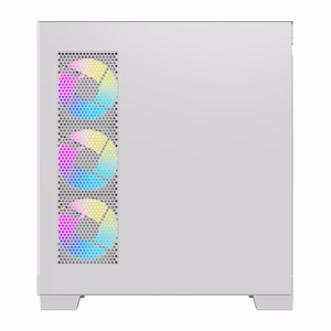 Darkflash K430 -tietokonekotelo + tuulettimet (valkoinen)