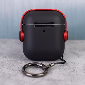 Suojakuori AirPods / AirPods 2 -kuulokkeille punainen