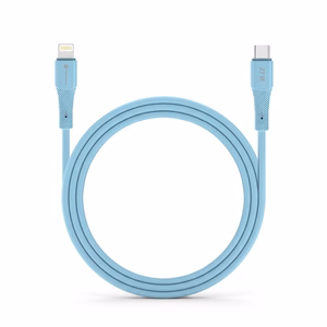Kaapeli USB C - Lightning Forcell F-Energy PD 3A 27W Silikoninen 1m C346 sininen