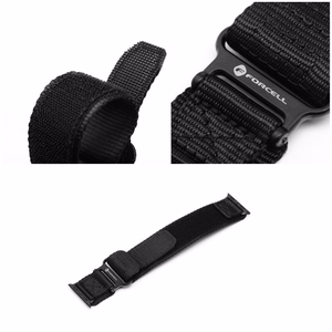 Strap to Apple Watch Forcell F-Design FA05 nylon hook-and-loop 42 / 44 / 45 / 49 mm black