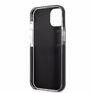Karl Lagerfeld KLHCP13STPE2TK iPhone 13 mini 5,4 "kovakotelo musta / musta Karl & Choupette Head