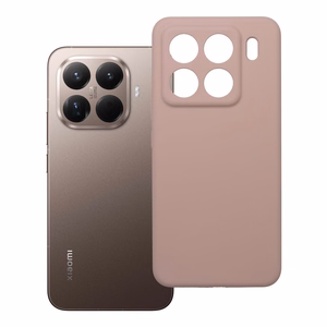 2 mm silikonisuojakuori kamerasuojalla Xiaomi 15 PRO -puhelimelle, hiekanvaaleanpunainen