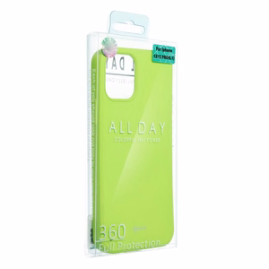 ROAR ALL DAY COLORFUL JELLY Suojakuori iPhone 15:lle lime