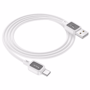 Hoco USB-A - USB-C -kaapeli 3A 1 m X108 valkoinen