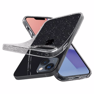 Spigen Liquid Crystal iPhone 14 Plus -kotelo - Kirkas kimallus