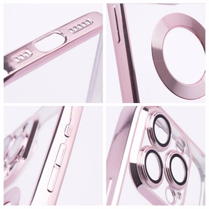 Glam Suojakuori iPhone 17 PRO:lle puuterivaaleanpunainen