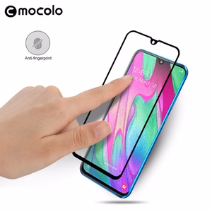 Mocolo 3D 9H Full Glue tempered-glass screen protector for Samsung Galaxy A40, black frame
