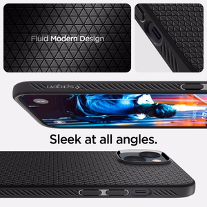Spigen Liquid Air kotelo iPhone 14 Plus - mattamusta