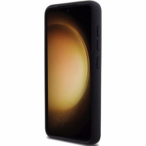 Karl Lagerfeld Silikoninen Ikonik Metal Pin Suojakuori Samsung Galaxy S24:lle - musta