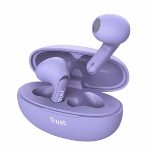 Trust Yavi Bluetooth TWS langattomat nappikuulokkeet ENC:llä, violetit