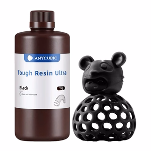 ANYCUBIC Tough Resin Ultra -hartsi, musta