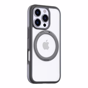 Torras Ostand R Fusion kotelo iPhone 16 Pro Max (harmaa)