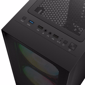 Logic ARYA ARGB MINIDI USB 3.0 -tietokonerunko, musta