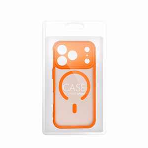 Suojakuori iPhone 16 PRO MAX:lle Full Matte Mag Cover MagSafe-yhteensopiva oranssi