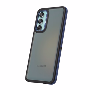 Crystal Black -kuori Samsung Galaxy M55 5G sininen