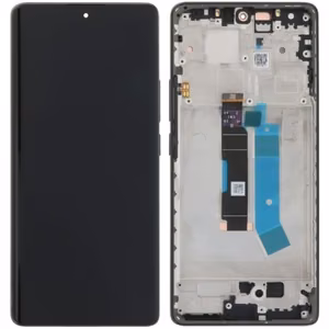 LCD-näyttö Xiaomi Redmi Note 14 Pro 4G kosketusnäytöllä ja kehyksellä musta OLED