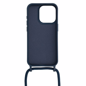 Hihna Silikoninen Suojakuori iPhone 15 Plus:lle design 1 laivastonsininen