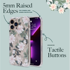 Rifle Paper Clear suojakuori iPhone 14 Pro Max -laitteelle, Willow -kuvioinen