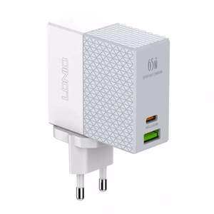 Charger LDnio "A2620C" White 65W (PD / QC3.0) + "Type-C / Type-C" 100cm cable