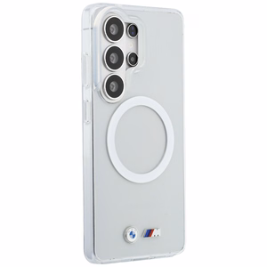 BMW IML Shockproof Metal Logo MagSafe Case for Samsung Galaxy S26 Ultra - Transparent