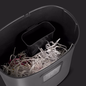 REBEL document, card and CD shredder with 21 L bin