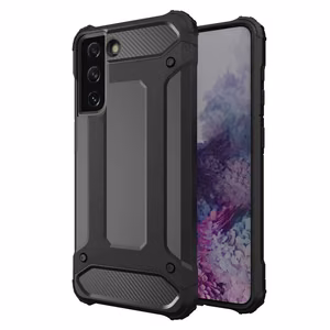 Hybrid Armor Case Kova kestävä suojakotelo Samsung Galaxy S22+ (S22 Plus) musta